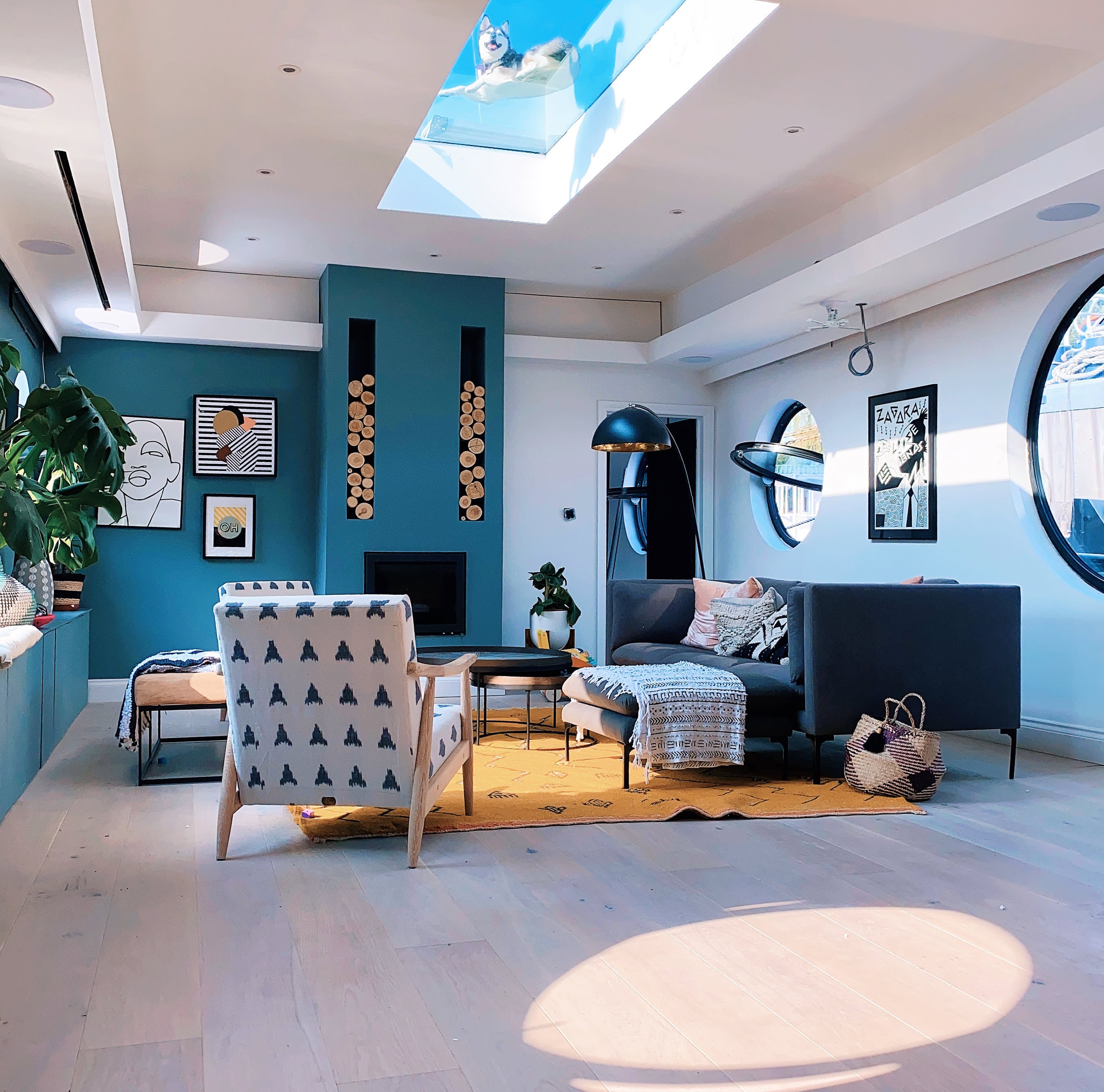 Converted Dutch Barge Houseboat Tour Photos Apartment Therapy